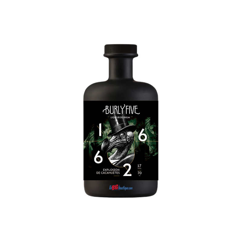 LIQUEUR DE RHUM EXPLOSION DE CACAHUETES BURLY FIVE 70cl 17°