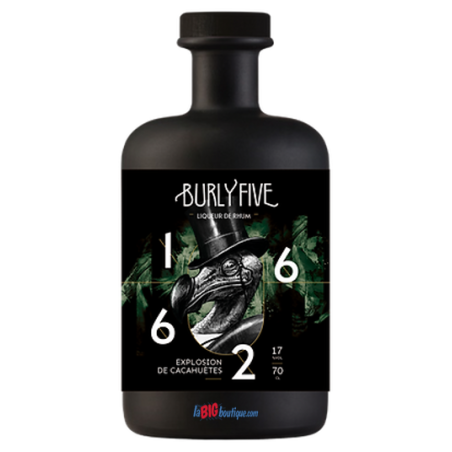 LIQUEUR DE RHUM EXPLOSION DE CACAHUETES BURLY FIVE 70cl 17°