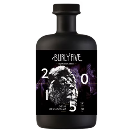 LIQUEUR DE RHUM COEUR DE CHOCOLAT BURLY FIVE 70cl 17°