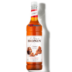 SIROP CARAMEL MONIN 1 Litre, Bouteille plastique recyclable