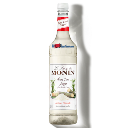SIROP SUCRE DE CANNE MONIN 1Litre, Bouteille plastique recyclable