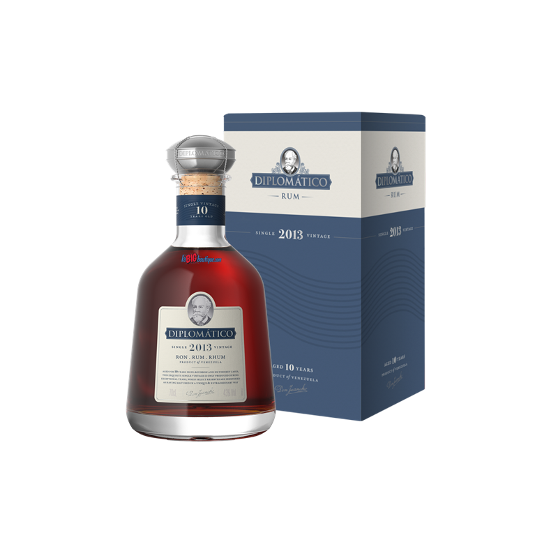 RHUM DIPLOMATICO SINGLE VINTAGE 2013 70cl 43°, ETUI COLLECTOR