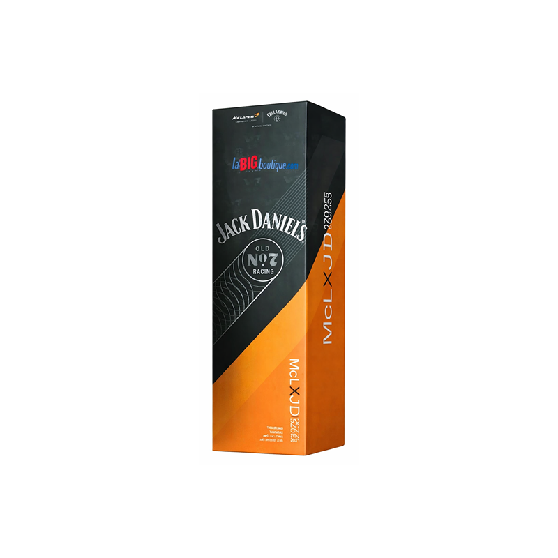 ETUI COLLECTOR JACK DANIEL'S Old N°7 Edition 2025 "McLaren F1 Racing N°3" 70cl 43°, SANS BOUTEILLE, TENNESSE WHISKEY - USA