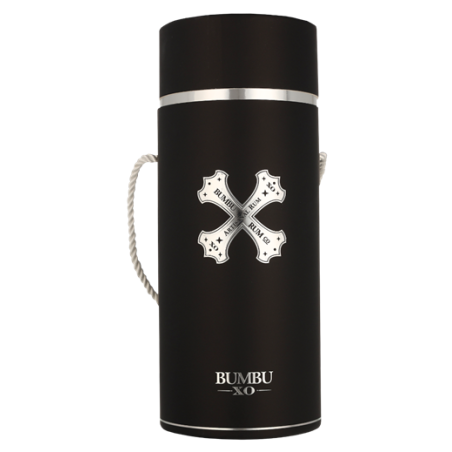 ETUI CANISTER RHUM BRUN BUMBU XO 70cl, VENDU SANS BOUTEILLE
