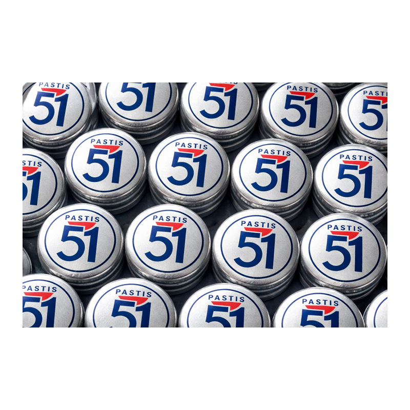 CAPSULE PASTIS 51 (Lot de 51 pièces) DE BOUTEILLE 1 LITRE, POUR DECO, BRICOLAGE...