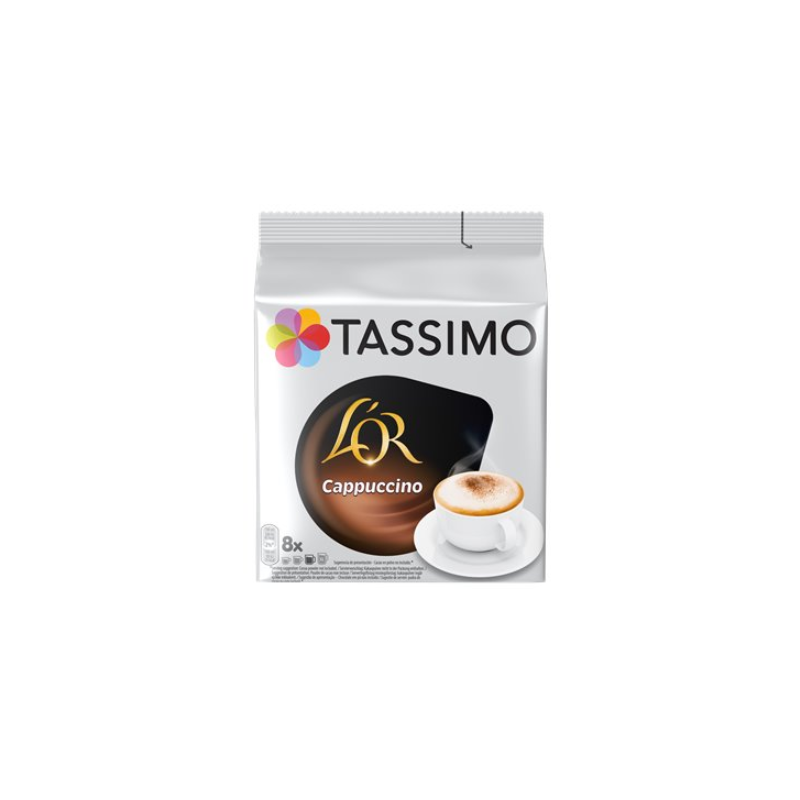 DOSETTES CAFE TASSIMO L'OR CAPPUCCINO, SACHET 8 DOSETTES