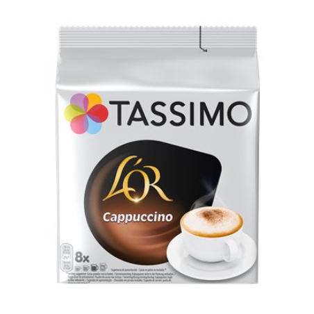 DOSETTES CAFE TASSIMO L'OR CAPPUCCINO, SACHET 8 DOSETTES