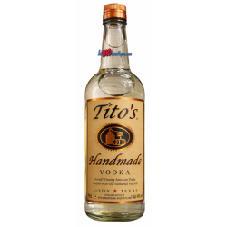 VODKA BLANCHE TITO'S HANDMADE 70cl 40°, VODKA AMERICAINE