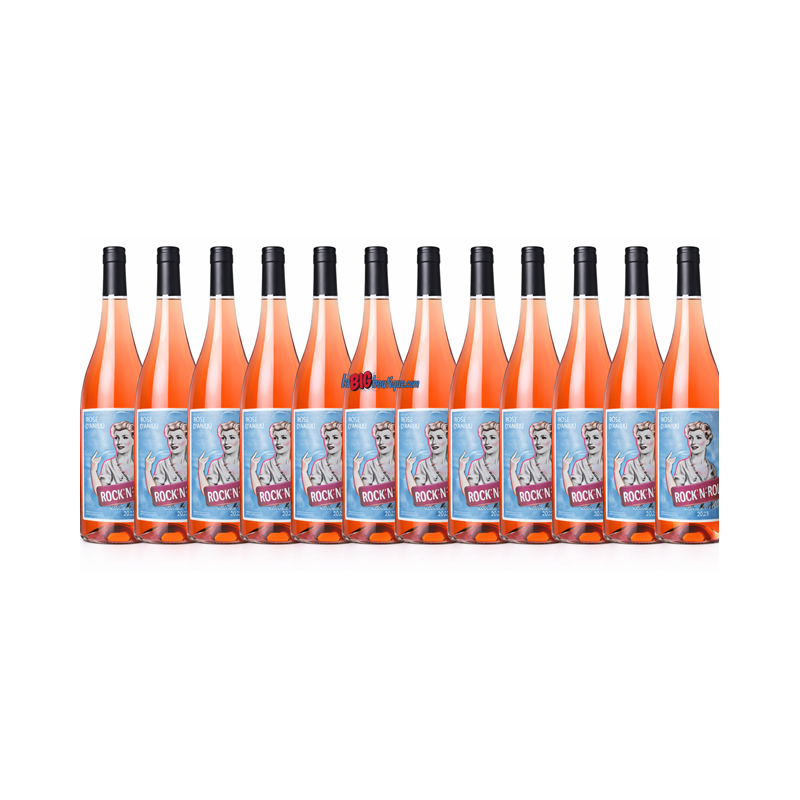 VIN ROSE D'ANJOU ROCK N'ROLL 12 X 75cl 11° 2023, Cuvée Agathe