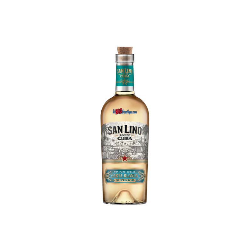 RHUM BLANC SAN LINO CARTA BLANCA SUPERIOR 70cl 40° , RON DE CUBA