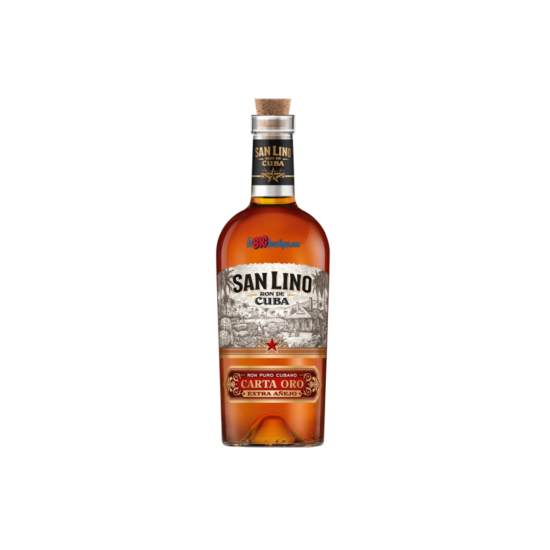 RHUM BRUN SAN LINO CARTA ORO EXTRA ANEJO 70cl 40° , RON DE CUBA