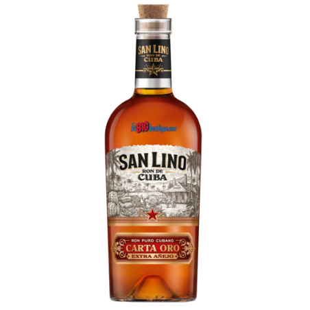 RHUM BRUN SAN LINO CARTA ORO EXTRA ANEJO 70cl 40° , RON DE CUBA