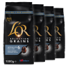 CAFE GRAIN L'OR SELECTION 4 X 1kg, 100% ARABICA, INTENSITÉ N°6