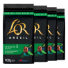 CAFE GRAIN L'OR BRÉSIL 4 X 900grs, 100% ARABICA, INTENSITÉ N°5