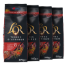 CAFE GRAIN L'OR TERRES D'AFRIQUE 4 X 500grs, 100% ARABICA, INTENSITÉ N°8