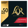 CAPSULES CAFE L'OR ESPRESSO SPLENDENTE x 50, INTENSITÉ N°7