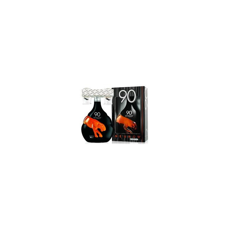 COGNAC VS "MEUKOW 90" 70cl 45° COFFRET AVEC 2 VERRES A SHOOT