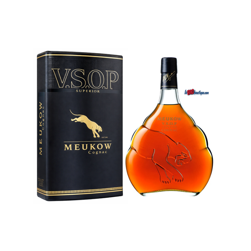 COGNAC MEUKOW VSOP SUPÉRIOR 70cl 40°, AVEC ETUI METAL
