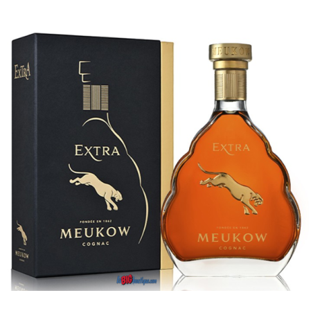 COGNAC MEUKOW EXTRA 70cl 40°, AVEC COFFRET