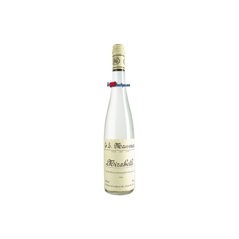 EAU DE VIE MIRABELLE 70cl 40°, DISTILLERIE MASSENEZ, VRP
