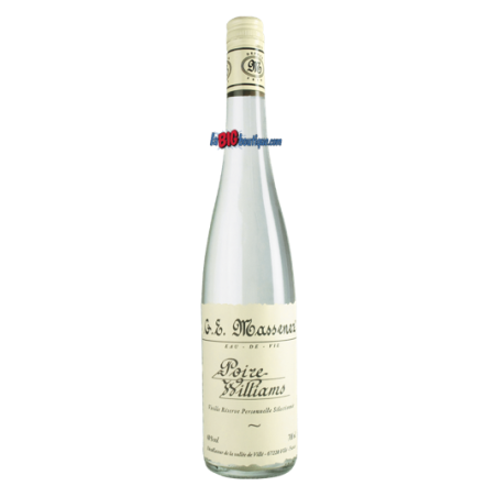 EAU DE VIE POIRE WILLIAMS 70cl 40°, DISTILLERIE MASSENEZ, VRP