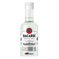 MIGNONNETTE BACARDI BLANC 5cl 40°, CARTA BLANCA SUPERIOR