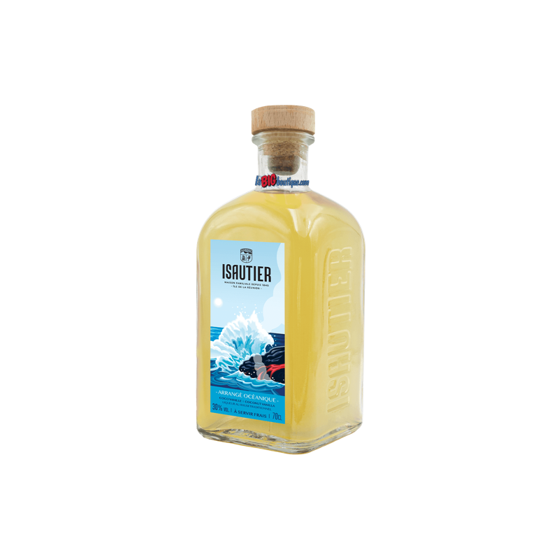 LIQUEUR DE RHUM ISAUTIER FRESQUE OCEANIQUE 70cl 30°