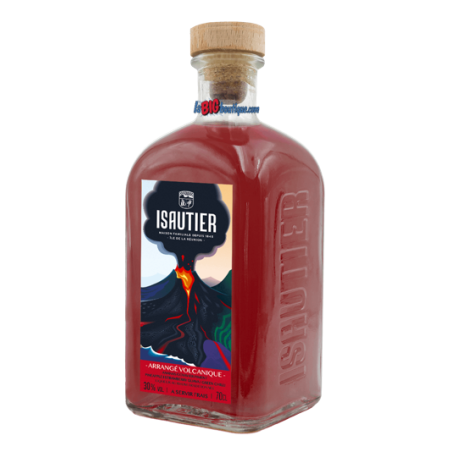 LIQUEUR DE RHUM ISAUTIER FRESQUE VOLCANIQUE 70cl 30°