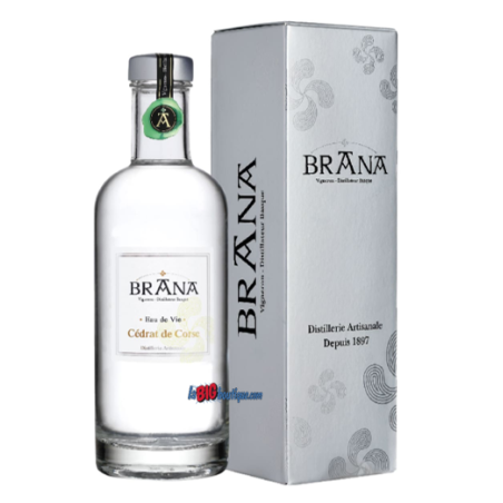 EAU DE VIE CEDRAT DE CORSE 50cl 44°, BIO, Distillerie Brana, Le Jardin des Hespérides
