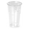 GOBELET TRANSPARENT 25/30CL POT FAST - REUTILISABLE - Paquet de 50 gobelets - Ø78 mm - H124 mm