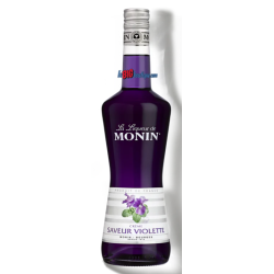 LIQUEUR DE CREME DE VIOLETTE MONIN 70cl 16°, Bouteille verre perdu