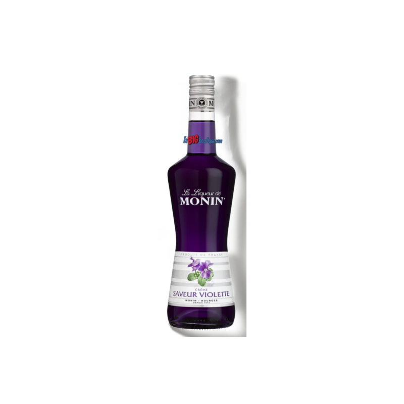 LIQUEUR DE CREME DE VIOLETTE MONIN 70cl 16°, Bouteille verre perdu