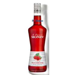 LIQUEUR DE CREME DE FRAMBOISE MONIN 70cl 18°, Bouteille verre perdu