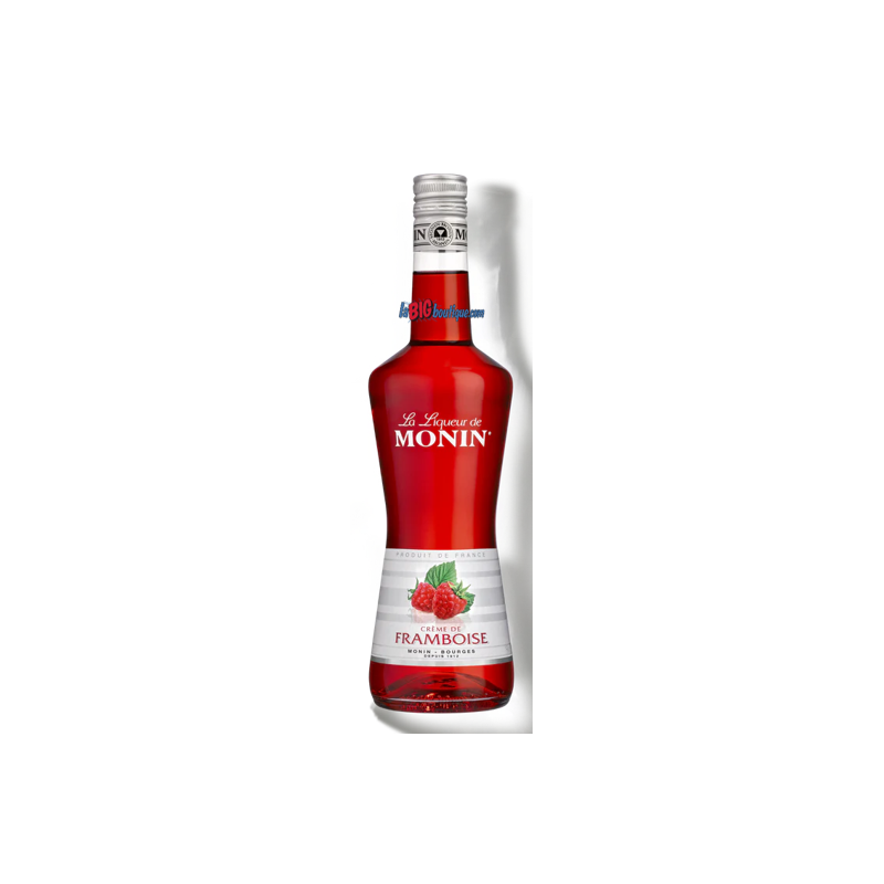 LIQUEUR DE CREME DE FRAMBOISE MONIN 70cl 18°, Bouteille verre perdu
