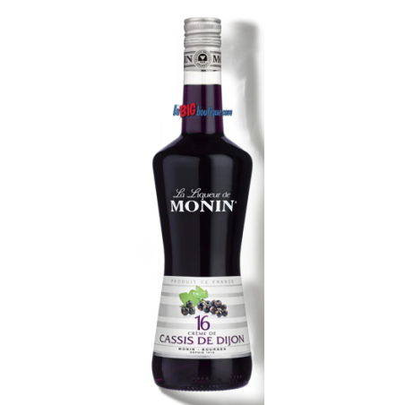 LIQUEUR DE CASSIS DE DIJON MONIN 70cl 20°, Bouteille verre perdu