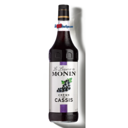 CREME DE CASSIS MONIN 1 Litre 16°, Bouteille verre perdu