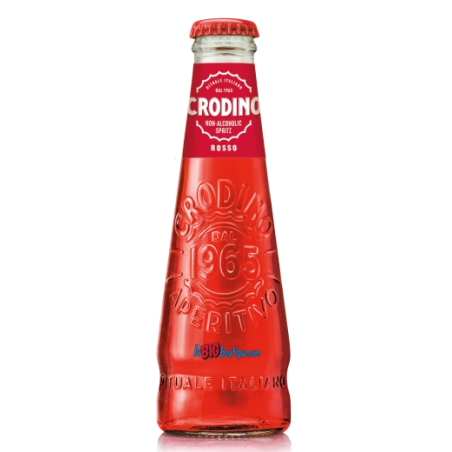 CRODINO ROSSO APERITIVO 17,5cl 0°, APERITIF ITALIEN SANS ALCOOL