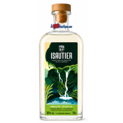 RHUM ARRANGÉ ISAUTIER TROPICAL, COMBAVA MENTHE - THAI LIME MINT 70cl 30°, ILL DE LA REUNION