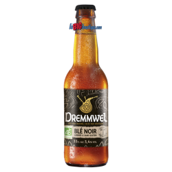 BIERE AMBRÉE DREMMWEL 33cl X 6 - 5,4°, BIO, Blé Noir, sans Gluten