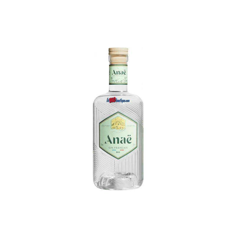 GIN ANAE 70cl 43°, GIN FRANCAIS BIO