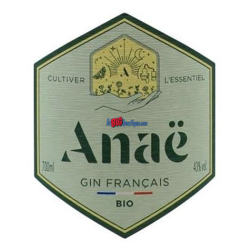 GIN ANAE 70cl 43°, GIN FRANCAIS BIO