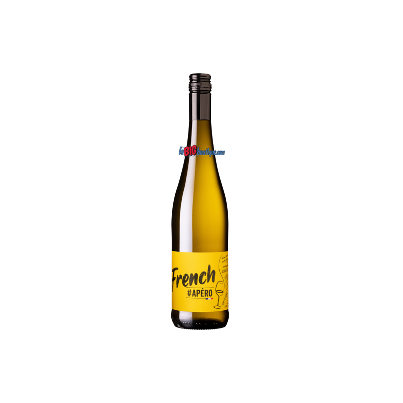 VIN BLANC FRENCH APERO 75cl 13° 2024, CAVE DU VIEIL ARMAND - AOC, Demi sec, Aromatique & Fruité