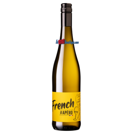 VIN BLANC FRENCH APERO 75cl 13° 2024, CAVE DU VIEIL ARMAND - AOC, Demi sec, Aromatique & Fruité