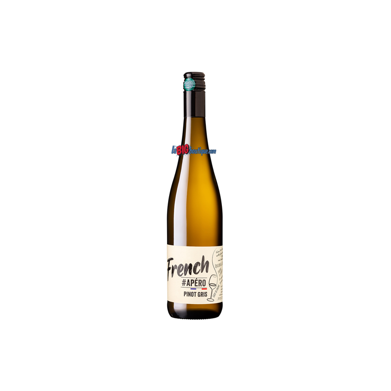 VIN BLANC FRENCH APERO PINOT GRIS 75cl 12,5° 2025, CAVE DU VIEIL ARMAND, BIO - AOC