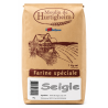 FARINES A PAIN SEIGLE, SACHET 1Kg, du MOULIN DE HURTIGHEIM D'ALSACE