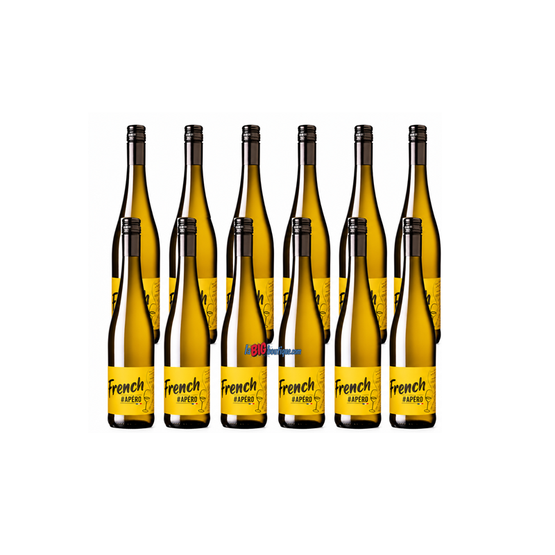 VIN BLANC FRENCH APERO 12 x 75cl 13° 2024, CAVE DU VIEIL ARMAND - AOC, Demi sec, Aromatique & Fruité