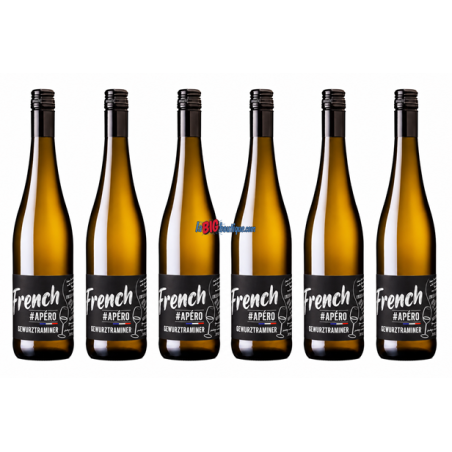 VIN BLANC FRENCH APERO GEWURZTRAMINER 6 x 75cl 12,5° 2025, CAVE DU VIEIL ARMAND, BIO - AOC