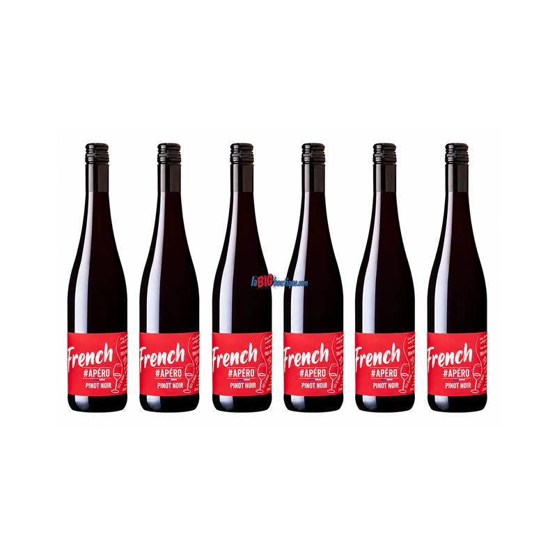 VIN PINOT NOIR FRENCH APERO 6 x 75cl 12,5° 2025, CAVE DU VIEIL ARMAND, BIO - AOC