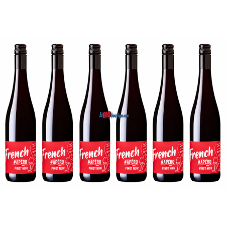 VIN PINOT NOIR FRENCH APERO 6 x 75cl 12,5° 2025, CAVE DU VIEIL ARMAND, BIO - AOC