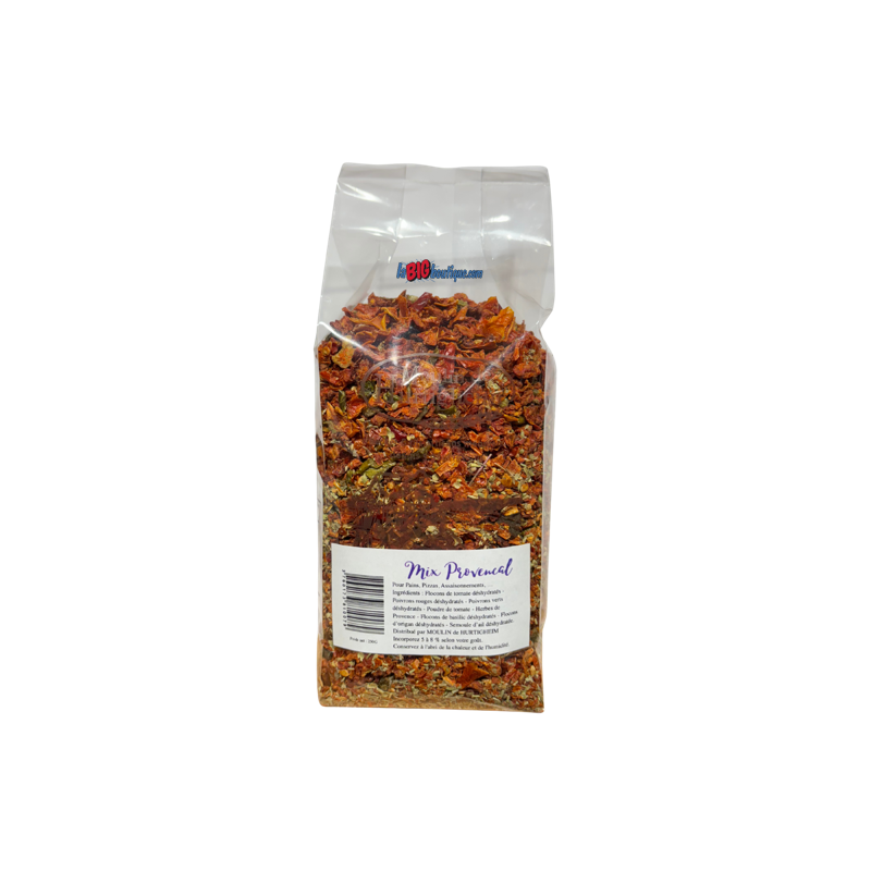 MIX PROVENCAL POUR PIZZA, CAKE, SALADE, SAUCE.., SACHET 250grs, du MOULIN DE HURTIGHEIM D'ALSACE